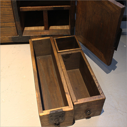 大正時代 アンティーク 和箪笥 チェスト リメイク品 おしゃれ 2段 収納