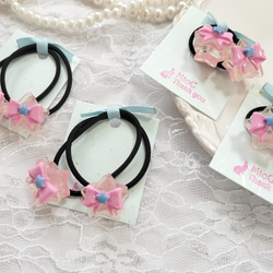 BABY＆お花のヘアクリップ 】ベビー キッズ ヘアピン かわいい