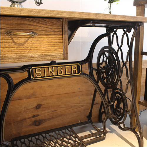 Singer社製 シンガー 工業用 アンティーク ミシン台 足踏み Singer社製 シンガー 工業用 アンティーク ミシン台 足踏み