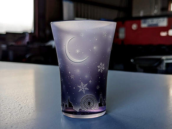 二藍冬朧タンブラー 2枚目の画像