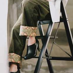 ロールアップ専用パンツ！ウィリアムモリス ゆったり履ける