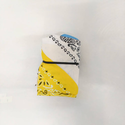 おおきなあずま袋 (水色・白色・黄色) 7枚目の画像