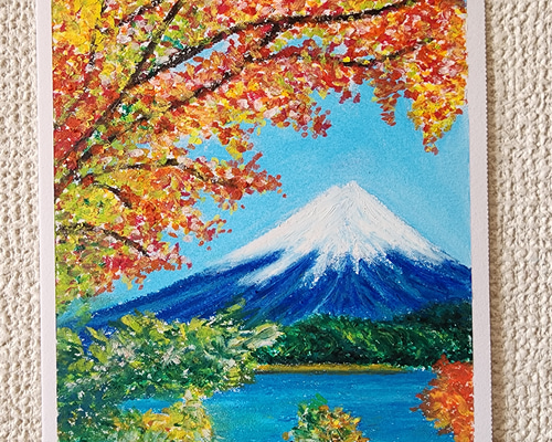パステル画 山と川の風景　絵27✖️24 山と川のある風景 landscape with mountains and river - YouTube