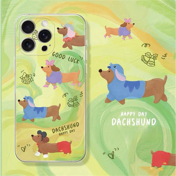 iPhone16/iPhone16e/iPhone16 16 iPhone 】ダックスフントケース ZOO