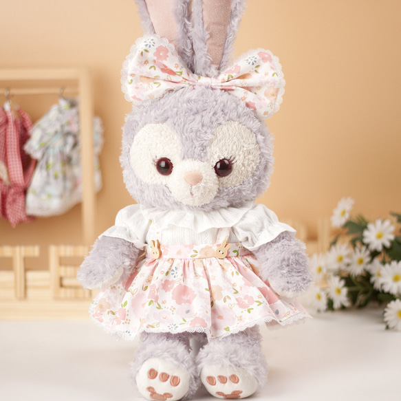 ステラルーの服 リーナベル コスチューム 着せ替え服 ピンク花 