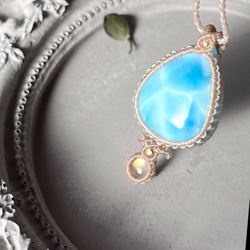 『藍華』高品質ラリマーのマクラメペンダントネックレス 楽天市場】ラリマー（ドミニカ共和国産）ブルーペクトライト