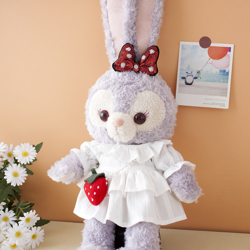 ぬいぐるみ用 いちごのショルダーバッグ ハンドメイド