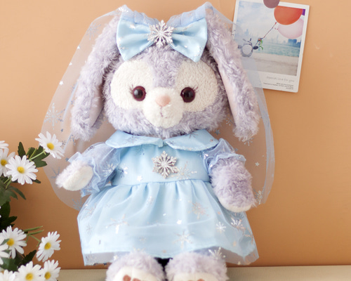 ステラルーの服 コスチューム 着せ替え服 ブルー エルサ姫ウェディング