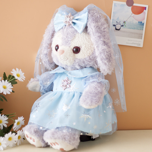 ステラルーの服 コスチューム 着せ替え服 ブルー エルサ姫ウェディング