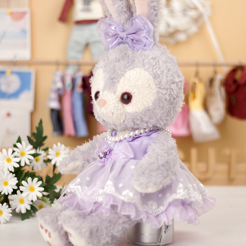 ぬいぐるみ服 ワンピース ストラップレス 黒 トランプ ステラルーSサイズ ぬいぐるみ服 ワンピース ストラップレス 黒 トランプ