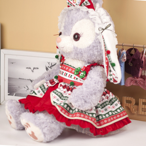 ステラルー コスチューム mサイズ レッド新年のクリスマスドレス