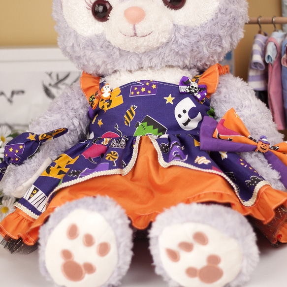 ステラルー コスチューム sサイズ ハロウィンドレス ワンピース 着せ替え服 共通50cm ぬいぐるみ服 Stellaド 4枚目の画像