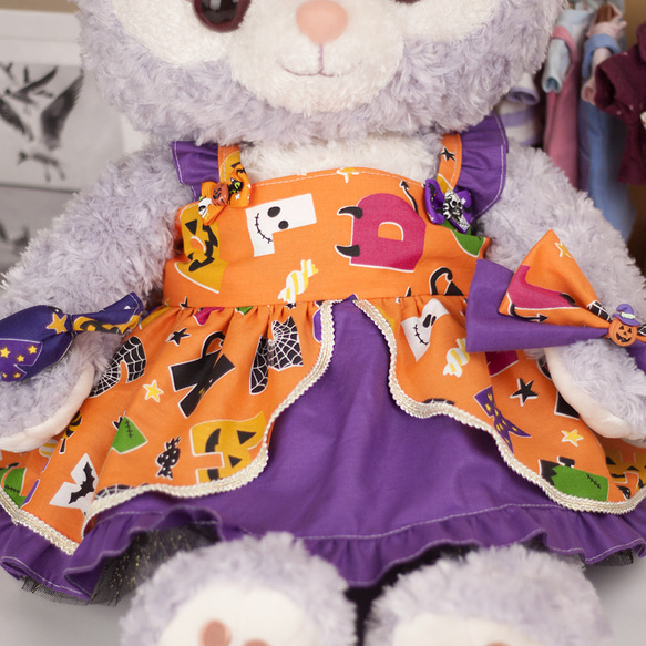 ステラルー コスチューム sサイズ ハロウィンドレス ワンピース 着せ替え服 共通50cm ぬいぐるみ服 Stellaド 5枚目の画像