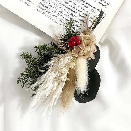 クリスマス限定.*☆ 手のひらミニスワッグ Sサイズ花束 