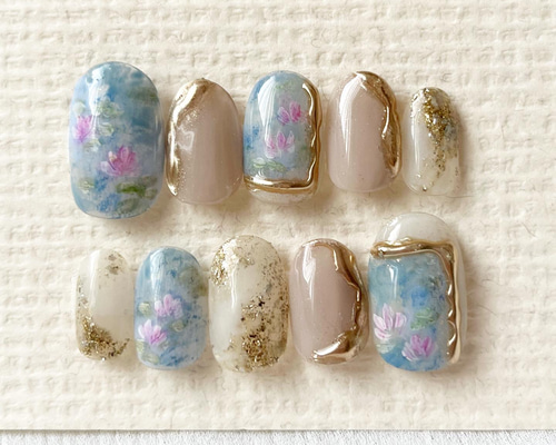 りんね オーダーネイルチップ rinrin nail 🤍 / k-pop / ﾈｲﾙﾁｯﾌﾟ販売 / ｵｰﾀﾞｰﾈｲﾙ