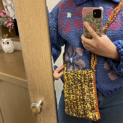 crochet colorful bag 1枚目の画像