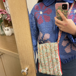 crochet colorful bag 1枚目の画像