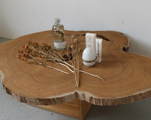 チーク材原木スライス ディスプレイ台 木工材 チーク材料 木材・板