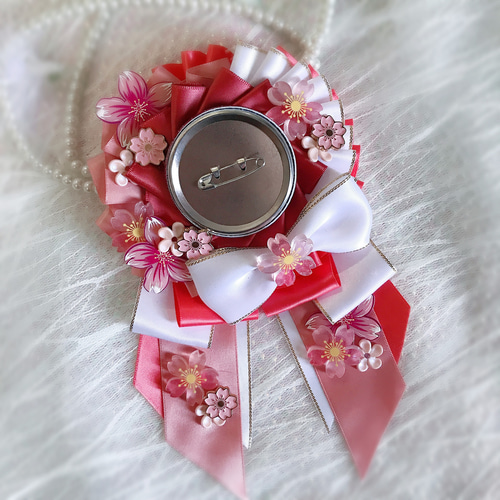 痛ロゼット ロゼット 缶バッジ 推し55mm 75mmサイズ 缶バッジ用