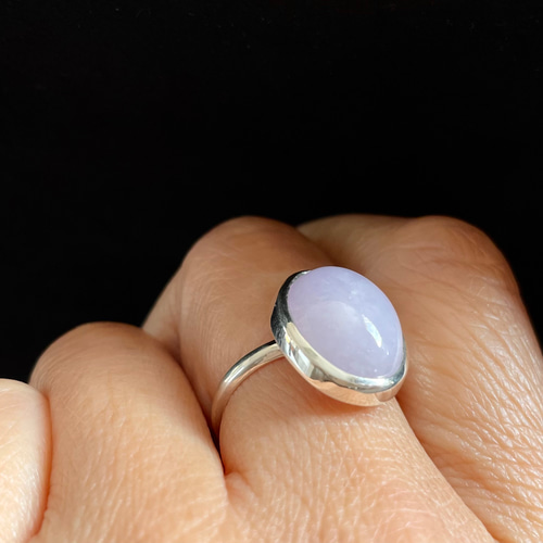 新規購入 大粒!】9.56ct ラベンダー翡翠リング サイズ12号 シルバー950 アクセサリー