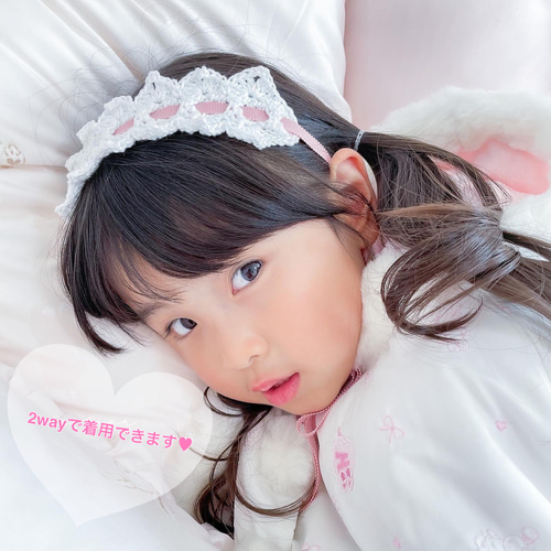 2wayメイド風ヘアバンド(期間限定商品)【即納】*バレンタイン*メイド