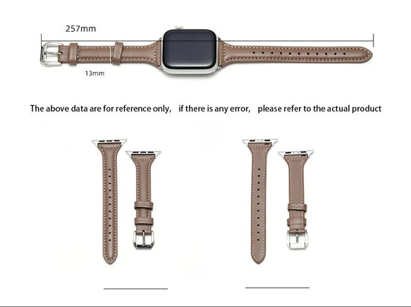Apple Watch レトロレザーバンド 38/40/41mm対応　アップルウォッチ 16枚目の画像