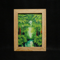 アートポスターカード2L【緑の川】 4枚目の画像