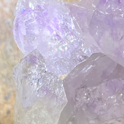 ファントム✨ レインボー カクタスアメジスト サボテン水晶 ラフ