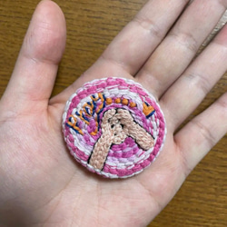 刺繍brooch 1枚目の画像