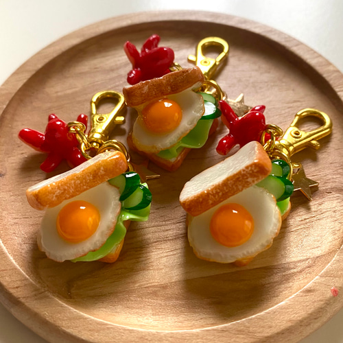 食パン サンドウィッチ フェイクフード チャーム タコさんウインナー