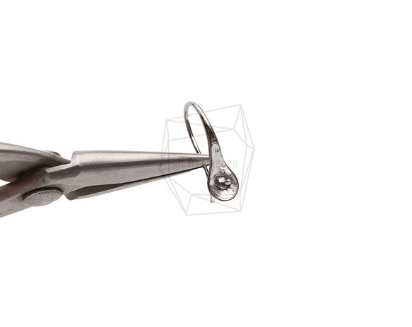 ERG-2594-R【2件】簡約耳環鉤，簡約線鉤耳線 第4張的照片