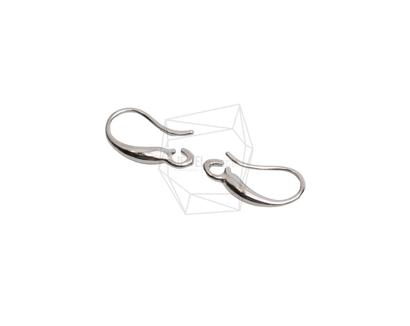 ERG-2595-R [2 件] 簡單耳環鉤，簡單線鉤耳線 第2張的照片