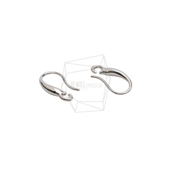 ERG-2595-R [2 件] 簡單耳環鉤，簡單線鉤耳線 第3張的照片