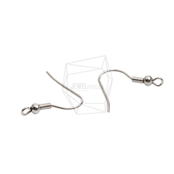 ERG-2597-R [10件] 簡單耳環鉤，簡單線鉤耳線 第3張的照片