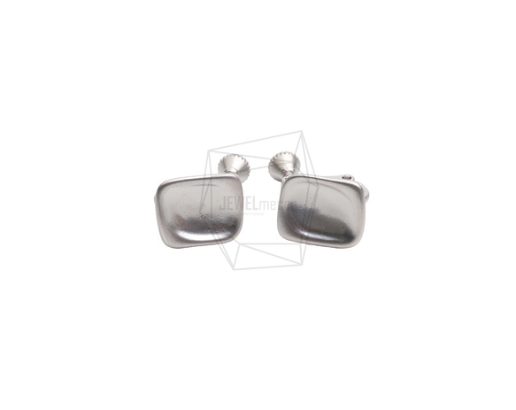 ERG-2598-MR [2 件] 方耳環/螺旋彈簧、方柱耳環 第1張的照片