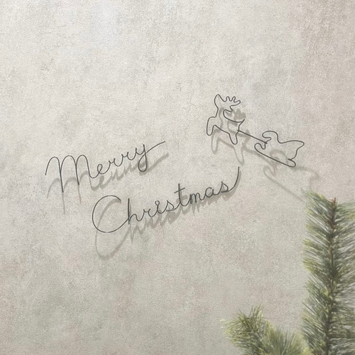 C*8様 クリスマスマーケット オーダー不可✩.*˚ワイヤークラフト ワイヤークラフト クリスマス 文字 ポップな字体 レターバナー