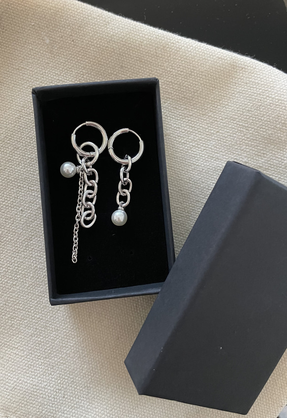 Mixチェーンピアス 1枚目の画像