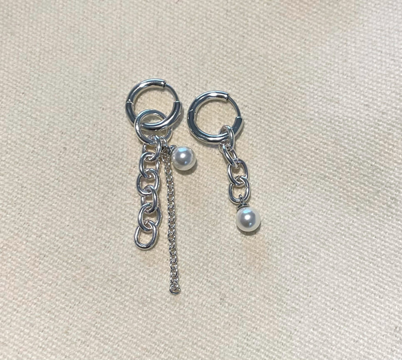 Mixチェーンピアス 2枚目の画像