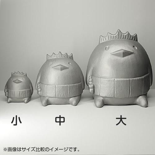 菊間瓦 鬼瓦 【バリーさん 大】 ゆるキャラ 置物 いぶし銀 鬼師 伝統