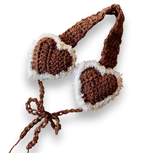 追加♡ハートチョコイヤーマフラー(イチゴ)♡ イヤーマフ イヤマフ イヤーマフラー 耳あて その他ファッション