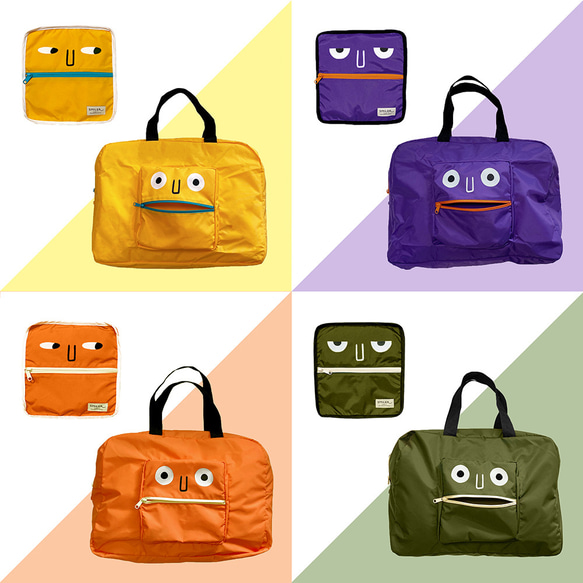 【Travel Monster】折りたたみボストンバッグ 選べる４色 7枚目の画像