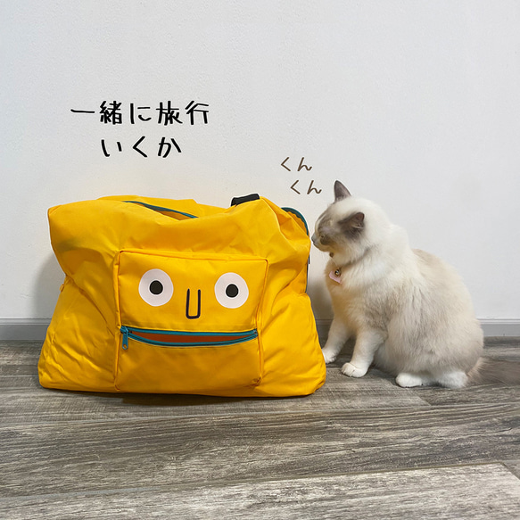 【Travel Monster】折りたたみボストンバッグ 選べる４色 5枚目の画像