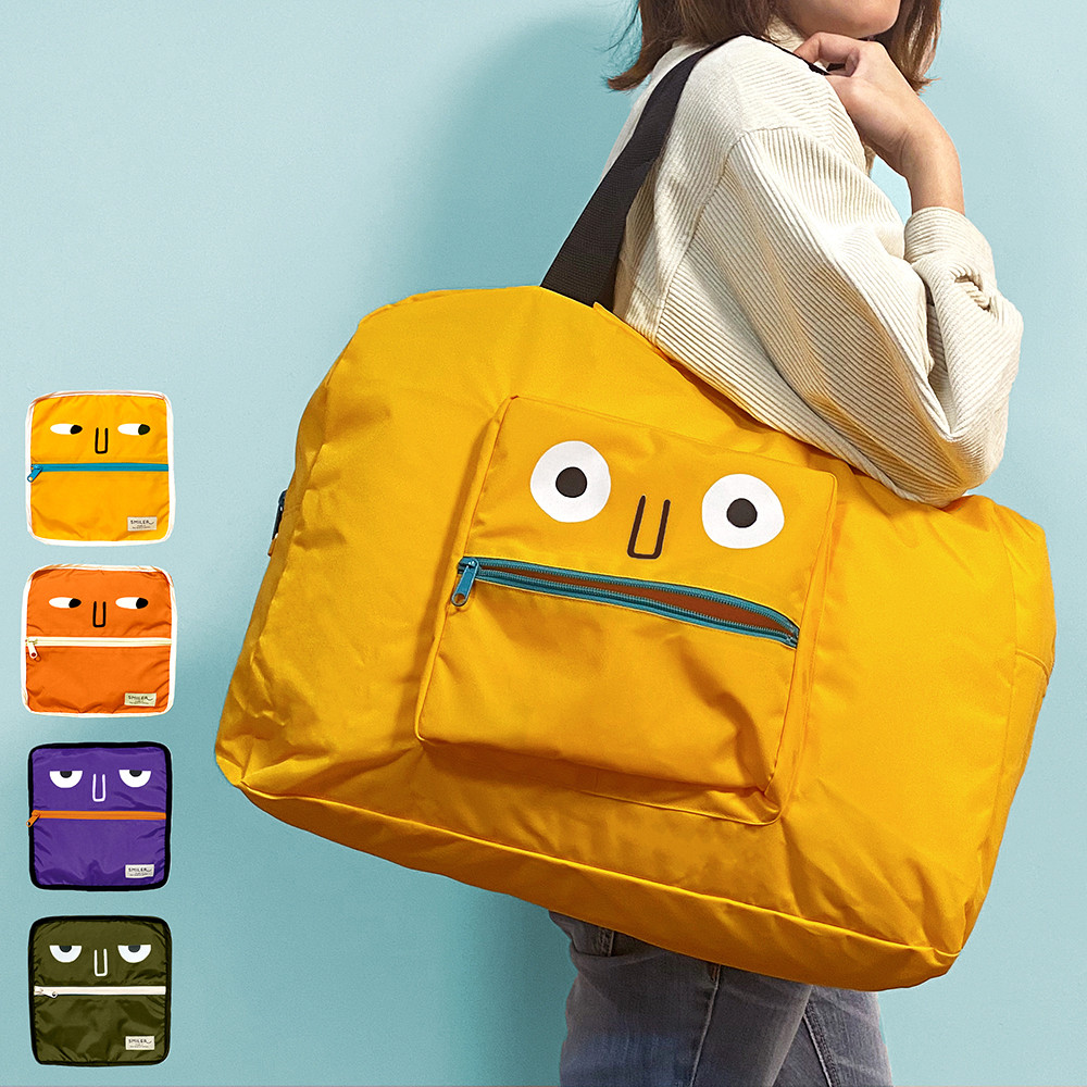 【Travel Monster】折りたたみボストンバッグ 選べる４色
