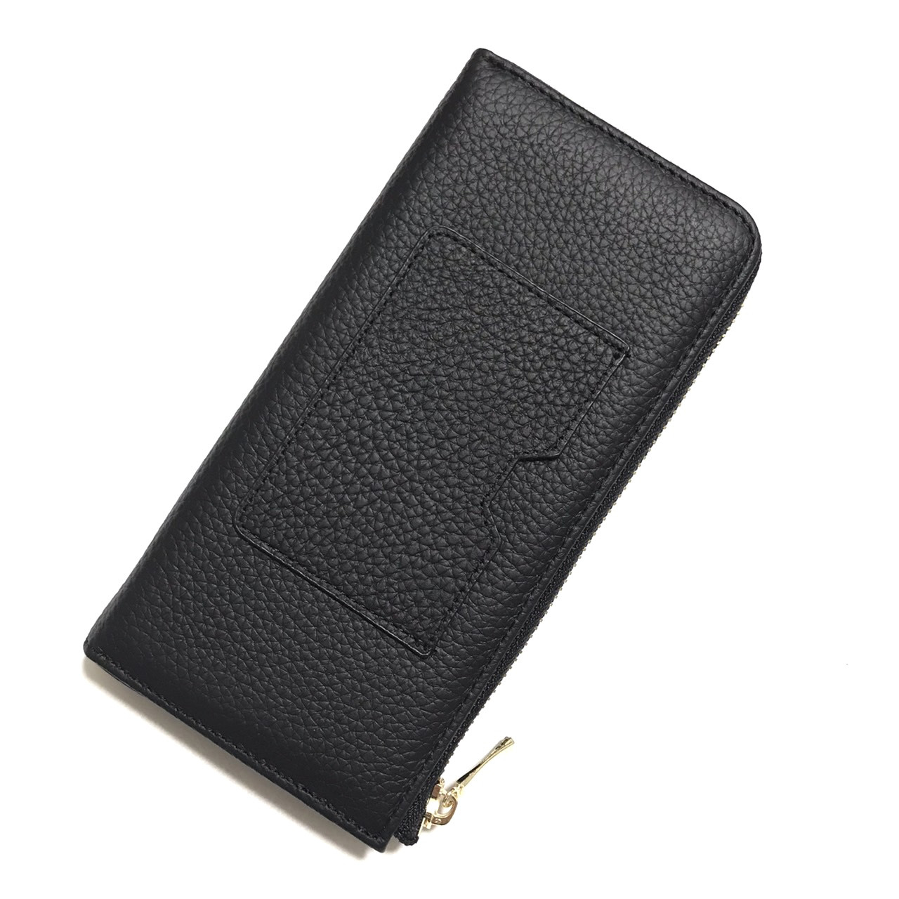 新作品　数量限定　黒　L字ファスナー長財布　イタリアンレザー　牛革/本革　長財布　大人気商品 5,083円