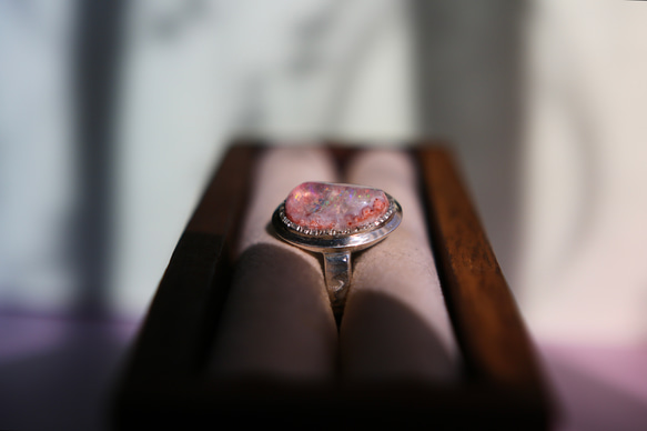 ⭐︎ Cantera Opal  ring ⭐︎ 母岩付きオパール 11枚目の画像