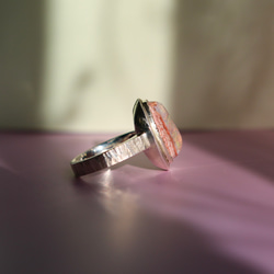 ⭐︎ Cantera Opal  ring ⭐︎ 母岩付きオパール 8枚目の画像
