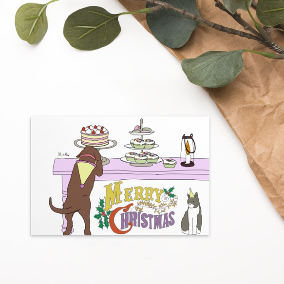 MoandRai クリスマスカード 3枚目の画像