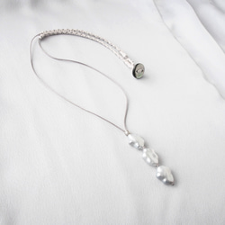 Natural Pearl Pendant -light silver- 1枚目の画像