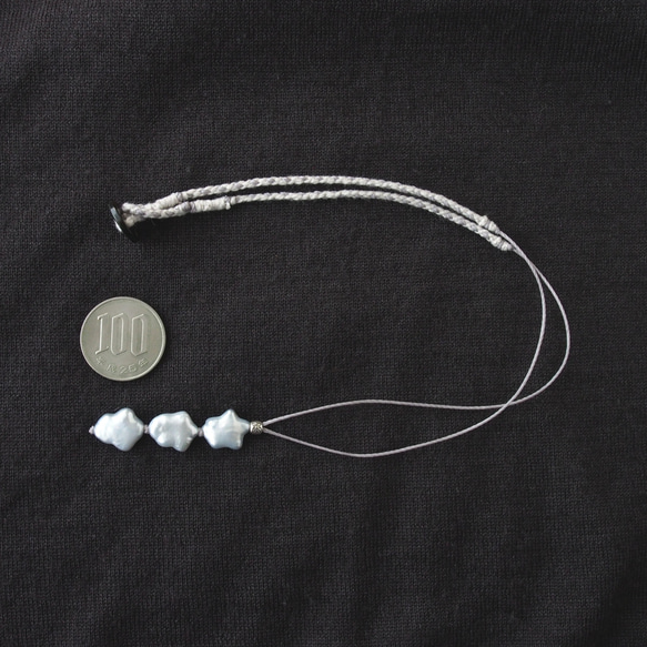 Natural Pearl Pendant -light silver- 5枚目の画像