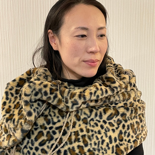 かぶるだけ！3way カメレオンスヌード・ファー＆ボア】Mサイズ/防寒